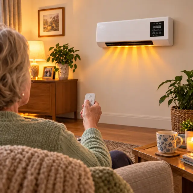 Controlling WarmFall with the remote from an armchair